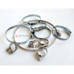 conjunto de abrazaderas sin fin abrazaderas sin fin con tornillo de apriete