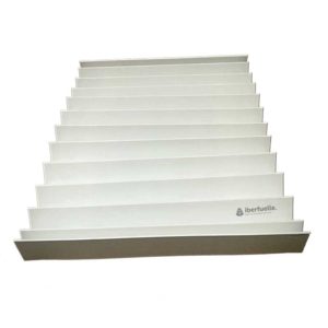 fuelle tipo cortina de pvc blanco