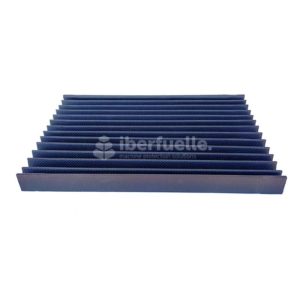 fuelle simple con pliegues