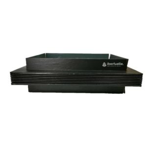 fuelle plegado rectangular con manguitos