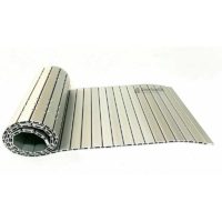 Persiana APR1 hueca remachada persiana de aluminio anodizado terminal plano