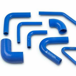 tuberia-silicona-2 codos de silicona azul