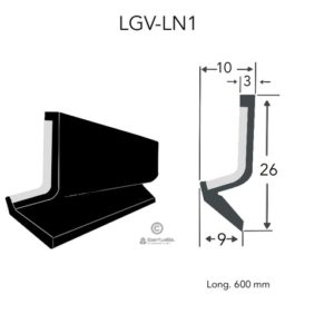 Limpia-guías LGV-LN1 vulcanizados