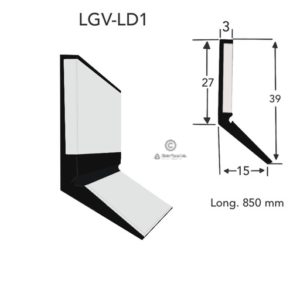 Limpia guías LGV-LD1 con protector inox