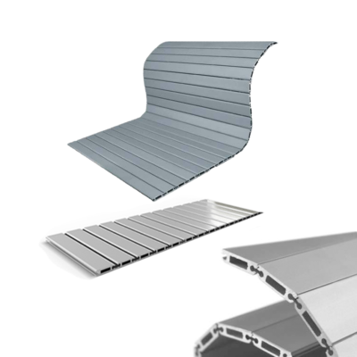 Persianas aluminio anodizado para fresadoras